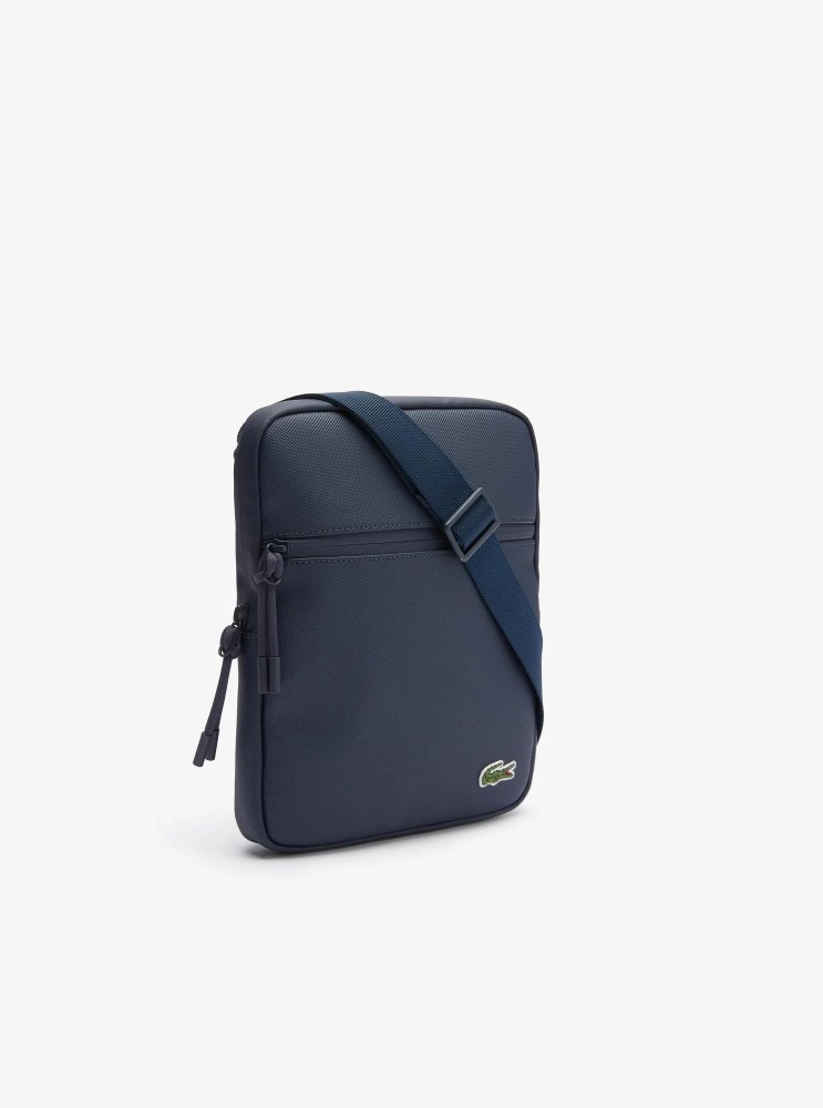 Чоловіча сумка Lacoste темно-синього кольору (medium size)