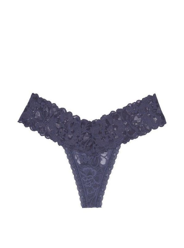 Жіночі мереживні трусики Victoria's Secret The Lacie Lace Thong Panty