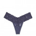 Жіночі трусики Victoria's Secret The Lacie Lace Thong Panty