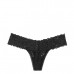 Жіночі мереживні трусики Victoria's Secret The Lacie Lace-up Thong Panty