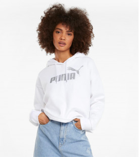 Женская толстовка Puma Essentials+ Cropped Metallic women's Hoodie